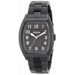 Uhrenarmband Fossil FS4883 Rostfreier Stahl Schwarz 20mm